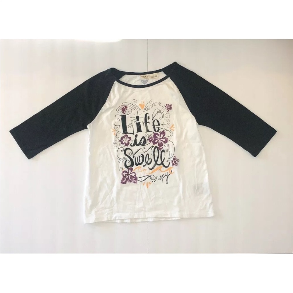 Brand New Girls Roxy Girl 3/4 Long Sleeve Top